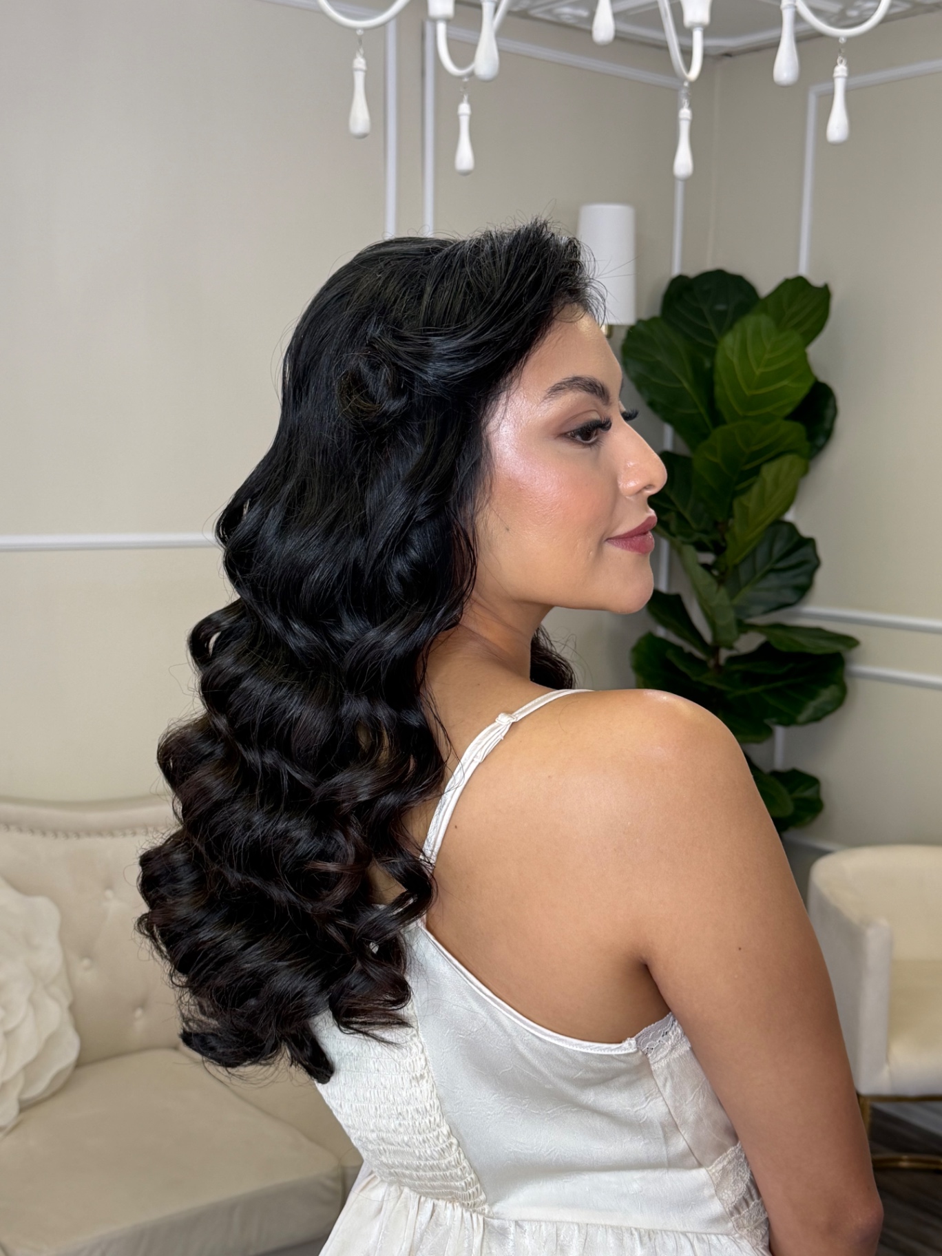 Hair Styling makeup by House of Glam Makeup Studio in El Paso, TX